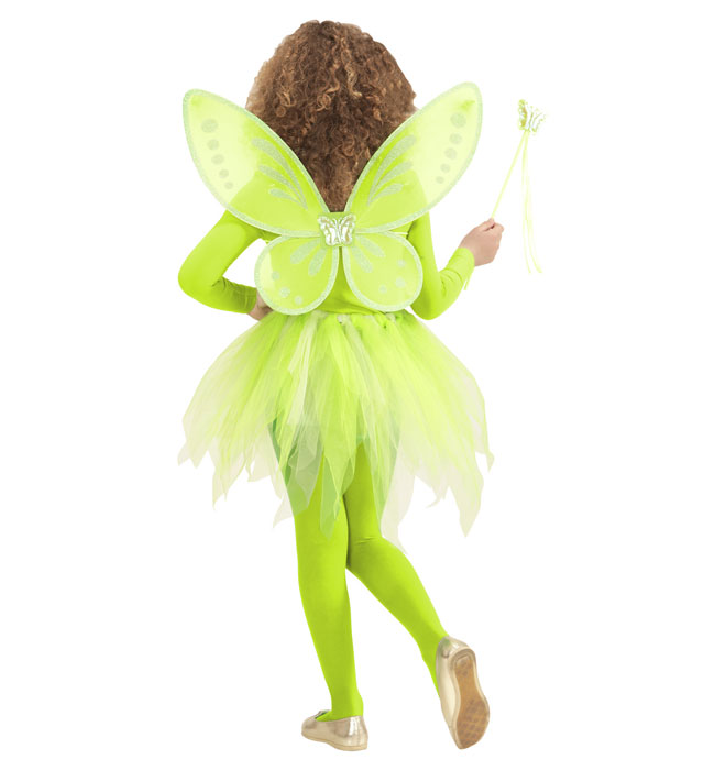 Green Magic Fairy  Tutu, Wings, Magic Wand 