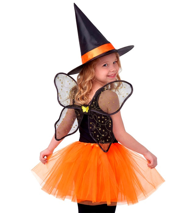 Witch Fairy  Tutu, Wings, Hat 