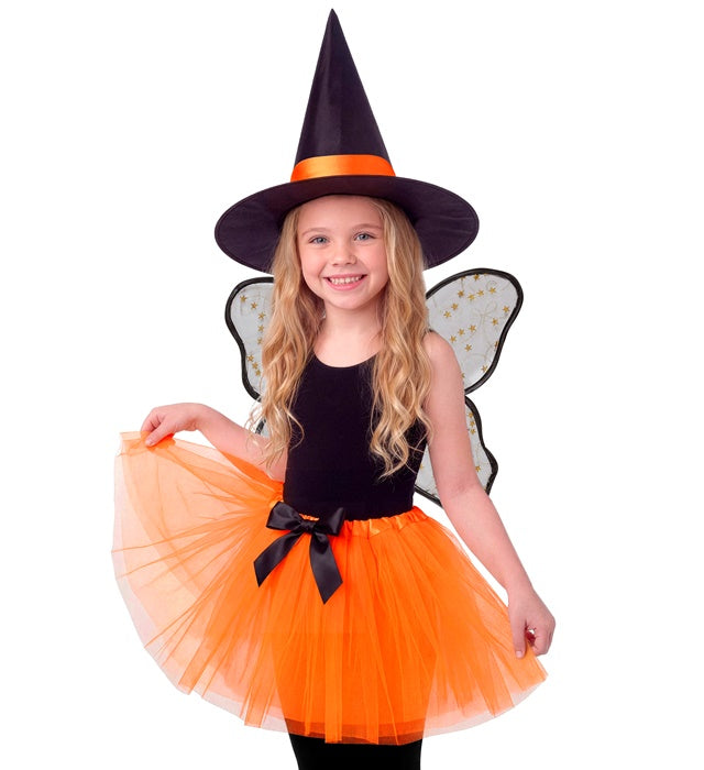 Witch Fairy  Tutu, Wings, Hat 