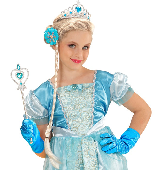 Snow Princess Set  Tiara, Plait, Gloves, Magic Wand 