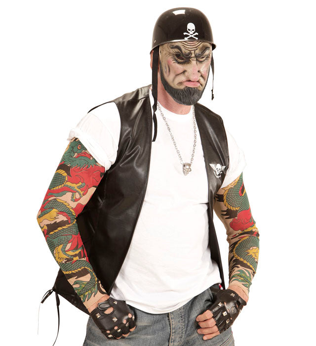 Outlaw Biker Half Face Mask