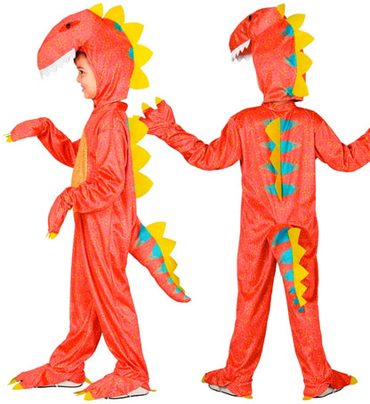Dinosaur  Jumpsuit, Hooded Mask, Gloves 