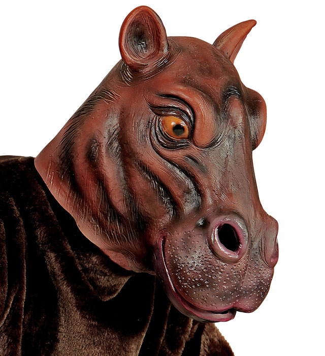 Hippopotamus Full Head Mask