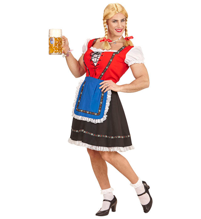 Bavarian  Dress With Petticoat, Apron 