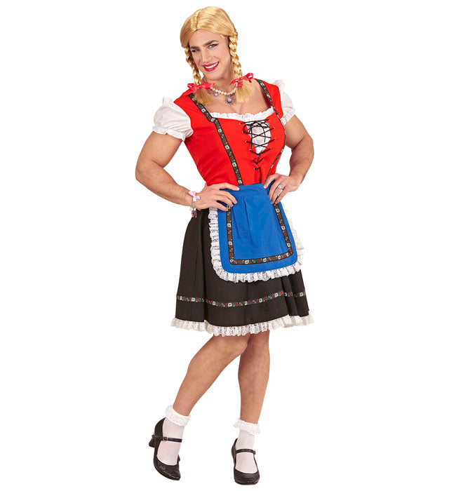 Bavarian  Dress With Petticoat, Apron 