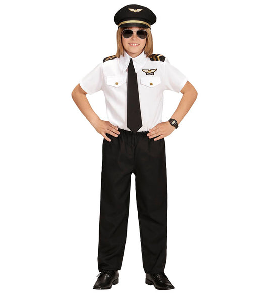 Pilot  Shirt, Tie, Pants, Hat 