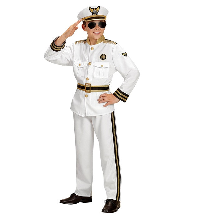 Marine Captain  Jacket, Pants, Belt, Hat 