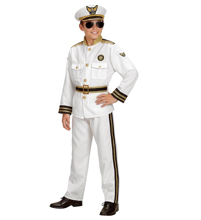 Marine Captain  Jacket, Pants, Belt, Hat 