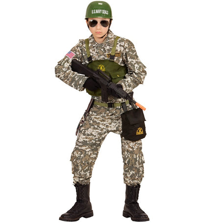 Navy Seals  Coat, Vest, Pants, Belt, Purse, Helmet 