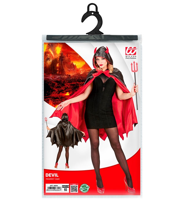 Devil  Hooded Cape 