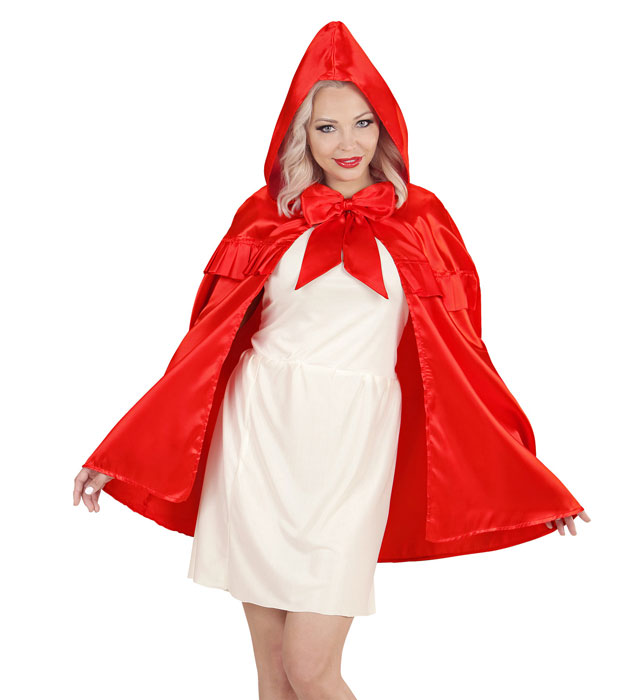 Red Capelet  Hooded Capelet  - 80 Cm