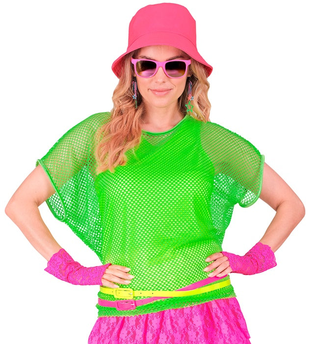 Neon Green Net T-Shirt