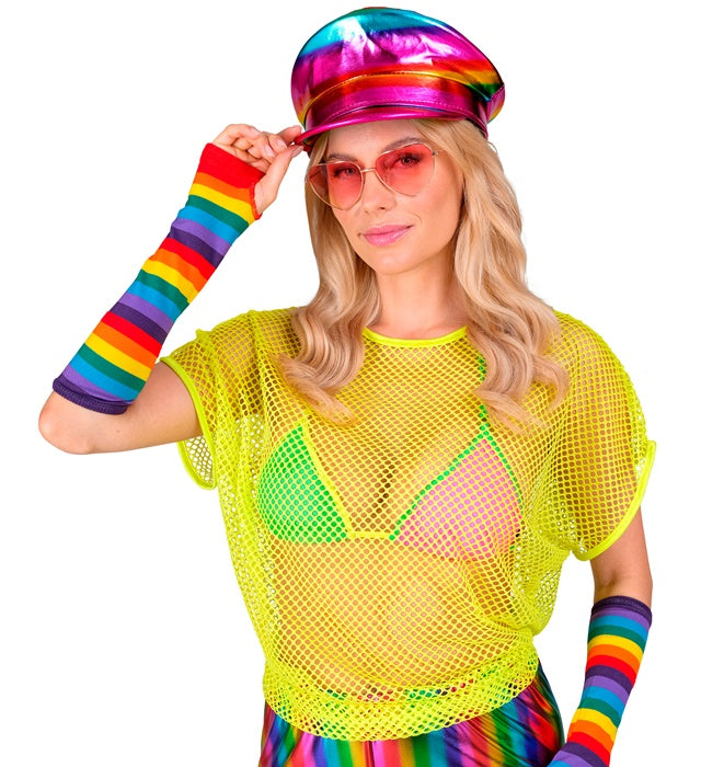 Neon Yellow Net T-Shirt