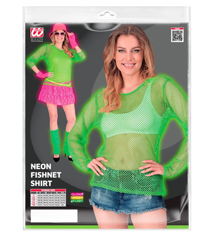 Neon Green Net Shirt