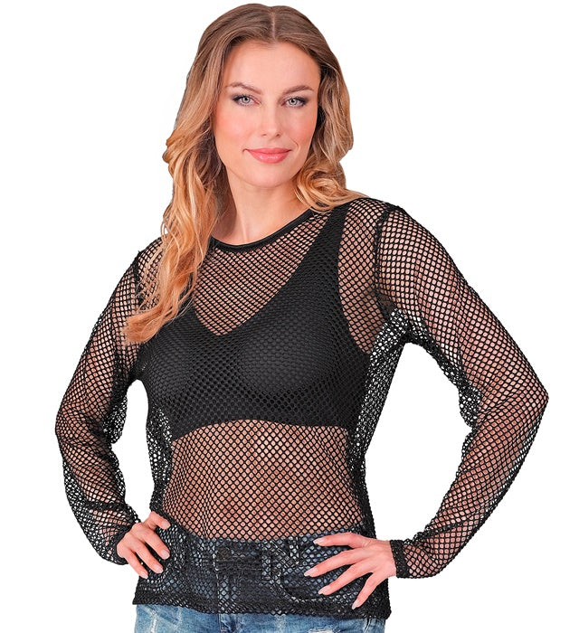 Black Net Shirt