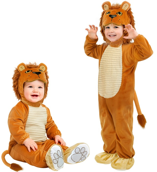 Lion  Jumpsuit, Hooded Mask 