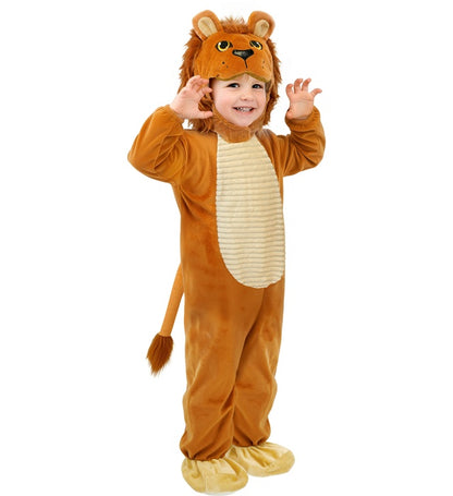 Lion  Jumpsuit, Hooded Mask 