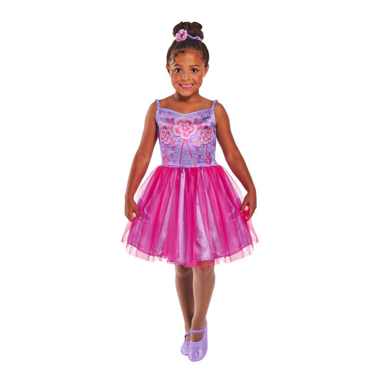 Kids Barbie Ballerina Costume Pink Dress 1