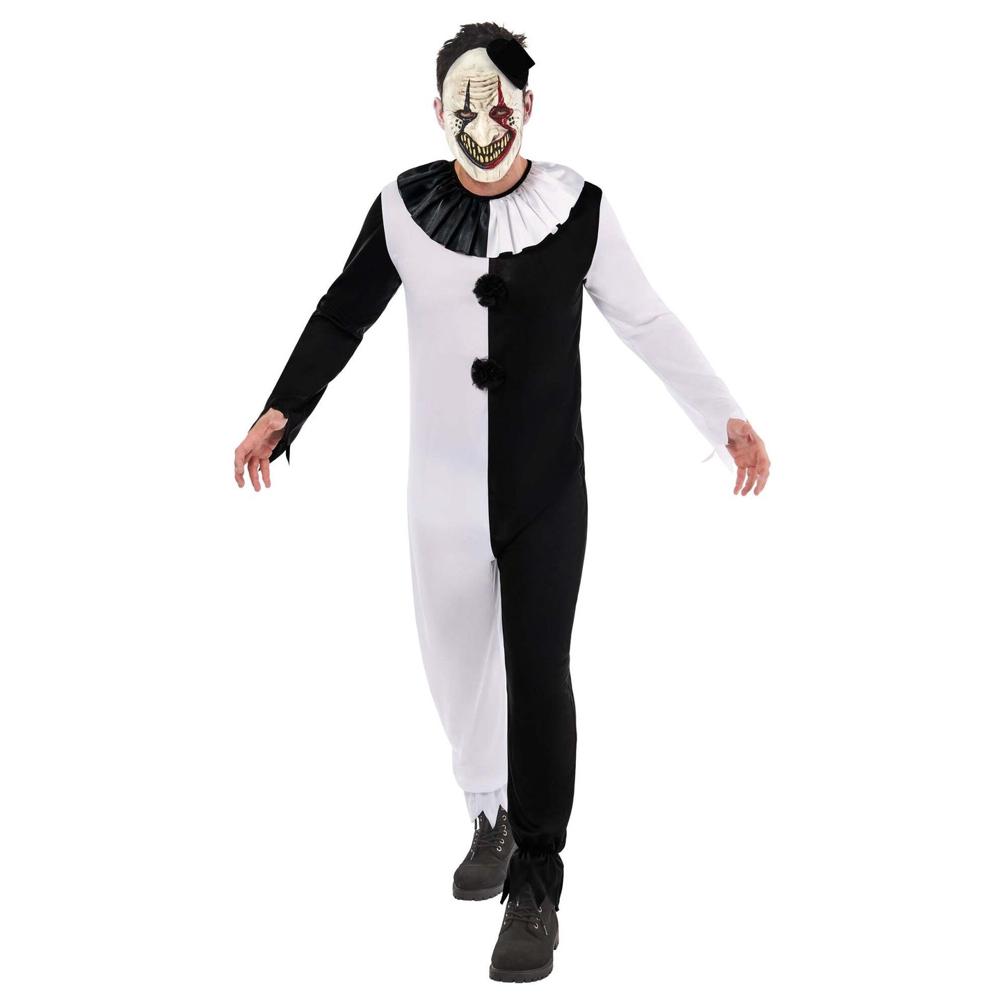 Terror Clown Costume with Mask for Adults 1