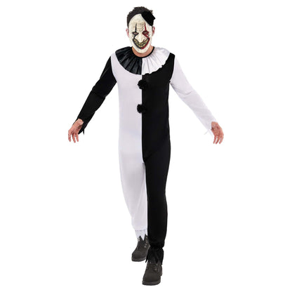 Terror Clown Costume with Mask for Adults 1