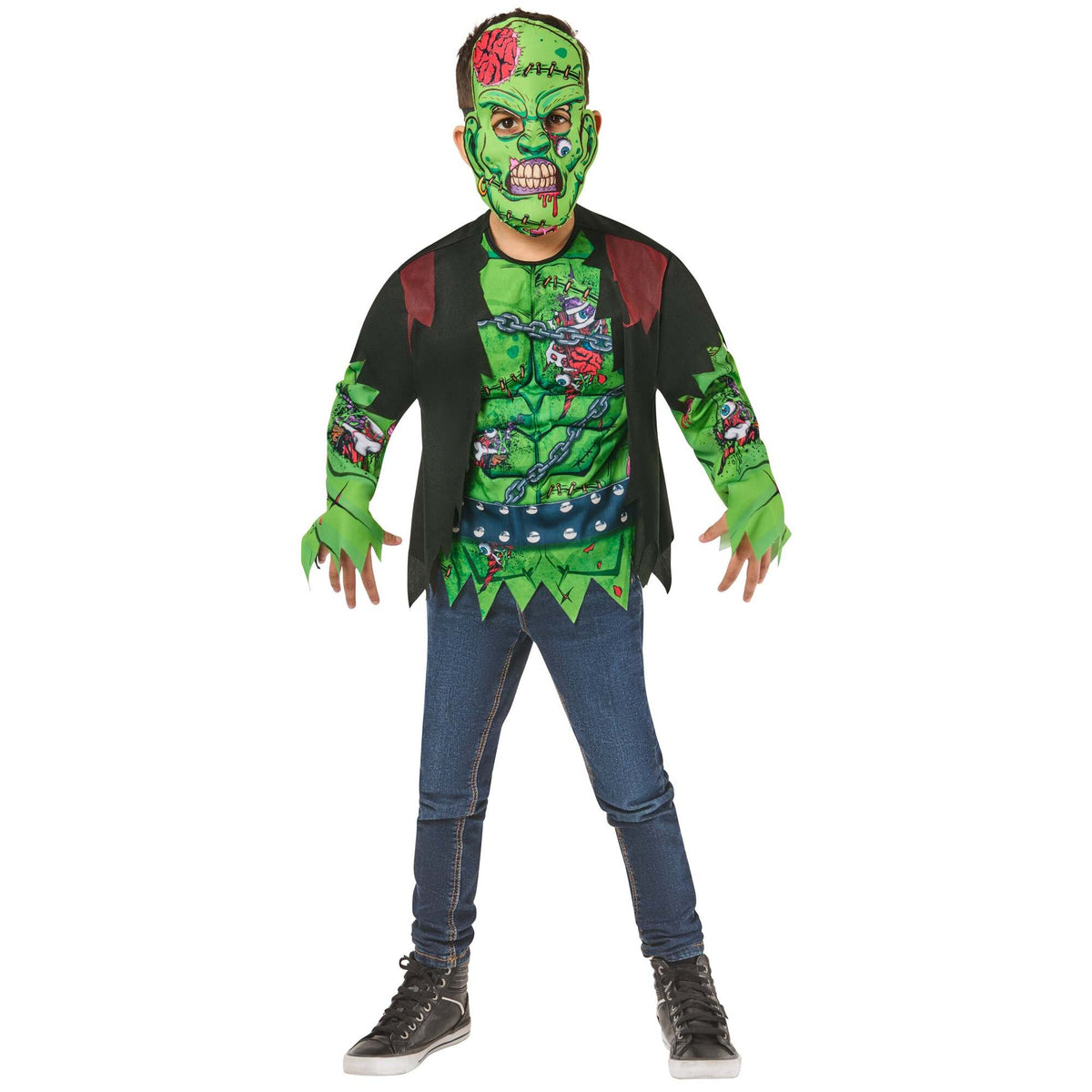 Frankie Costume for Kids Top and Mask 1