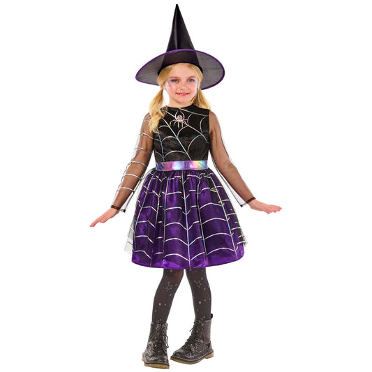 Cobweb Witch Costume Dress for Girls 1