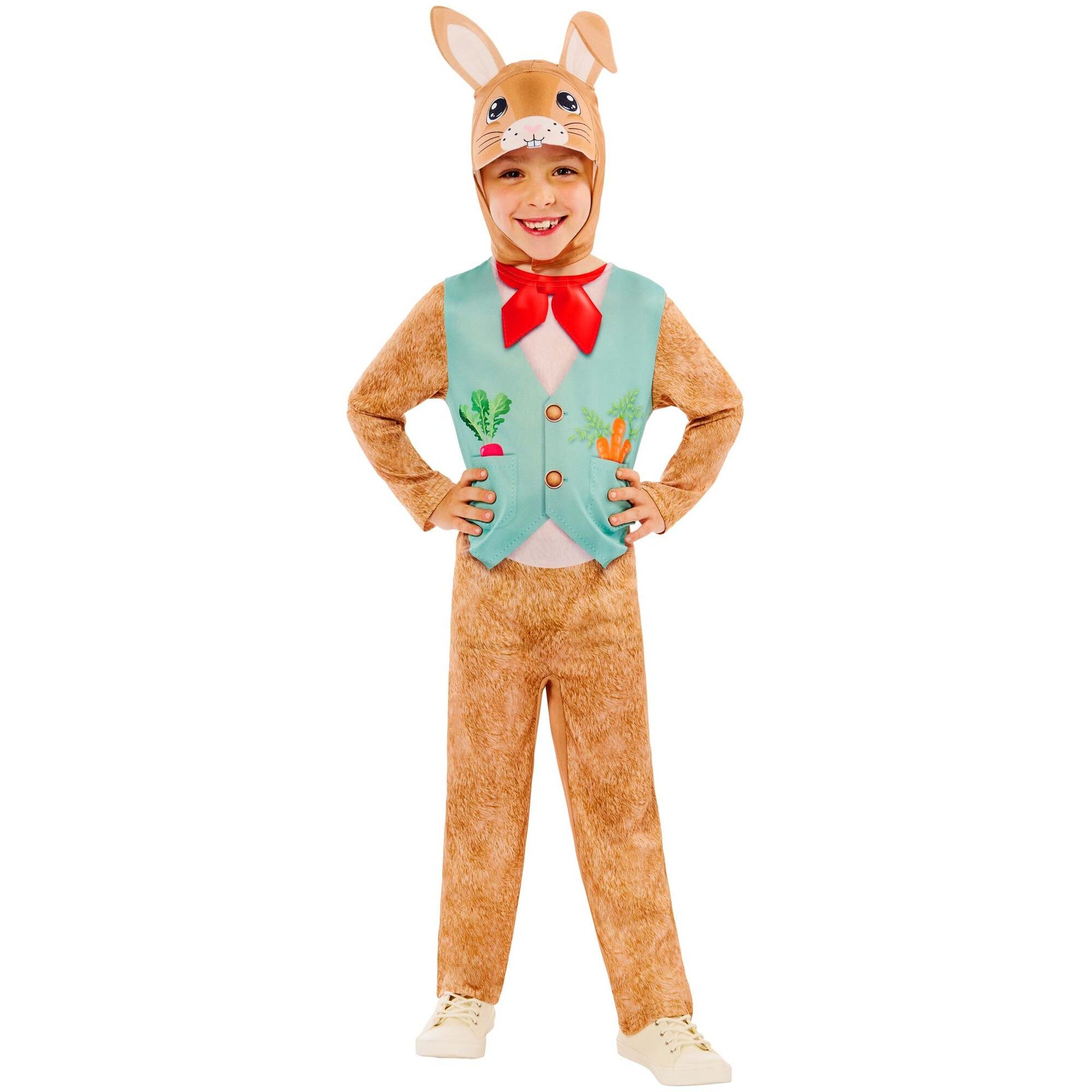 Rabbit Costume for Kids Jumpsuit Headpiece with Ears 1