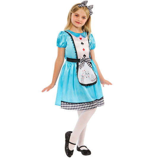 Alice in Wonderland Costume Blue Dress for Girls 1
