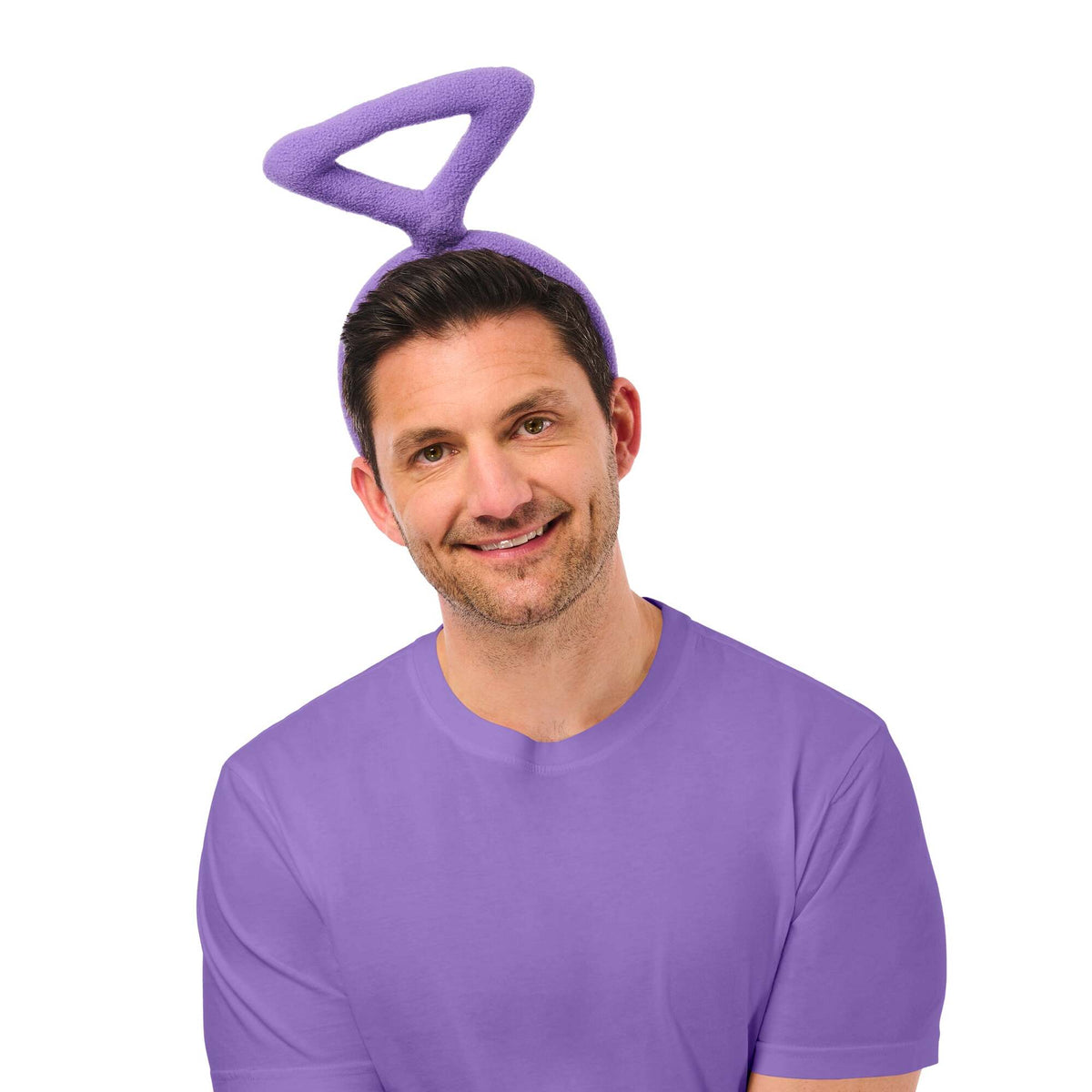 Teletubbies Adult Deluxe Plush Tinky-Winky Headband Purple 1