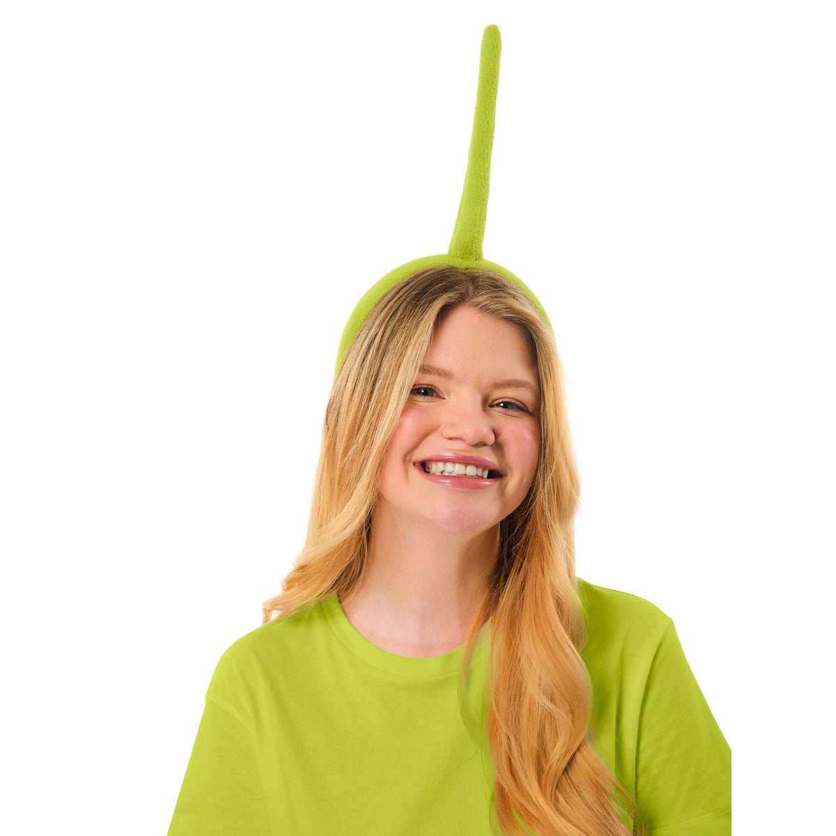 Teletubbies Adult Deluxe Plush Dipsy Headband Green 1