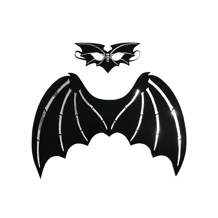 Felt Skeleton Wings with Mask Adult 1