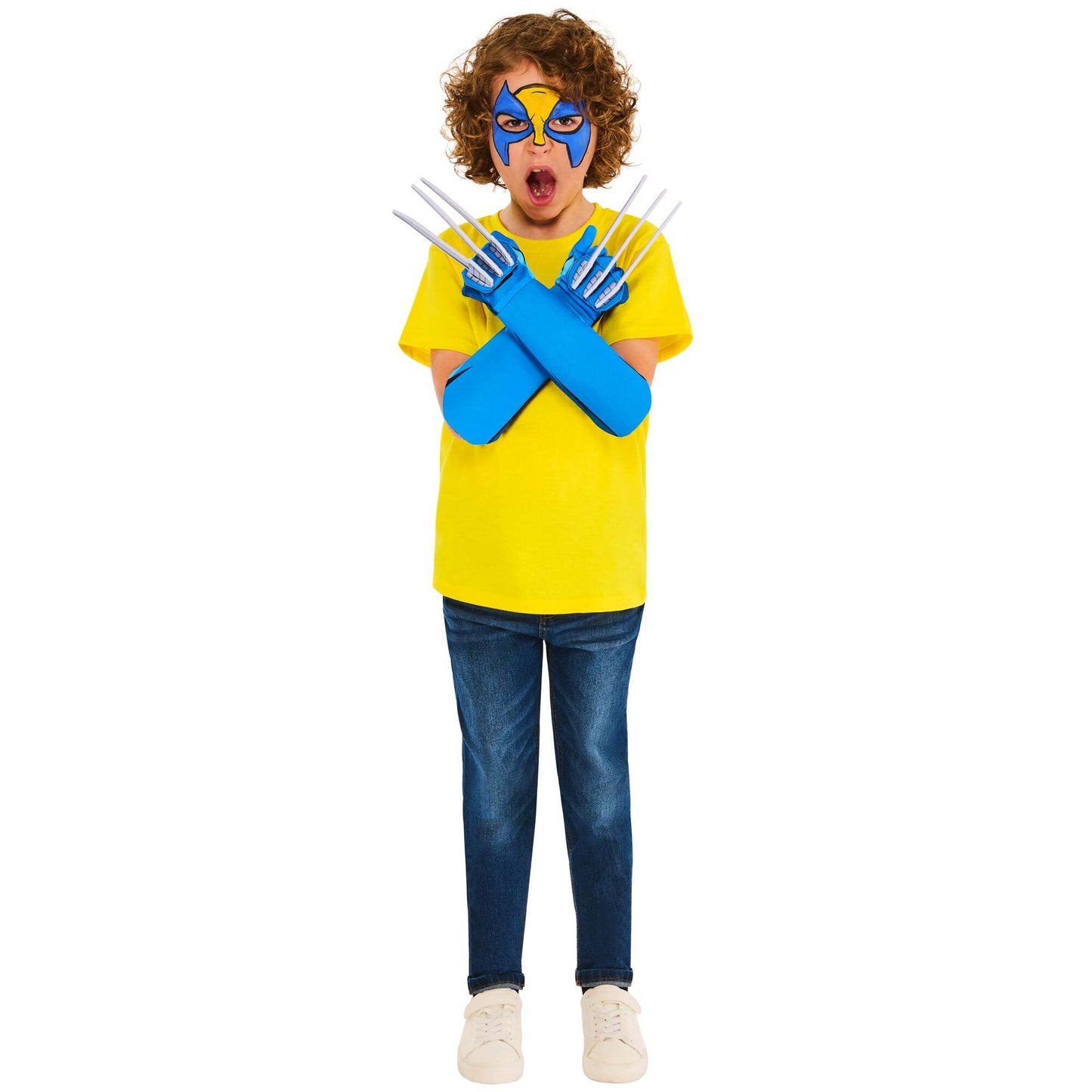 Foam Wolverine Claws on Gloves 1