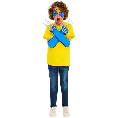 Foam Wolverine Claws on Gloves 1