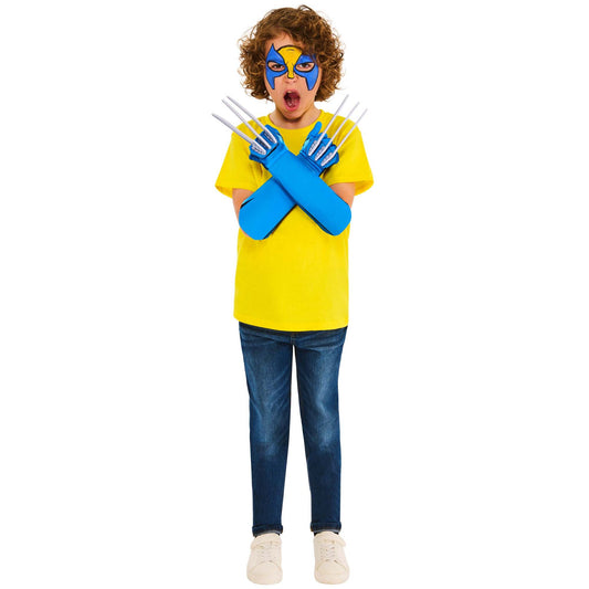 Foam Wolverine Claws on Gloves 1