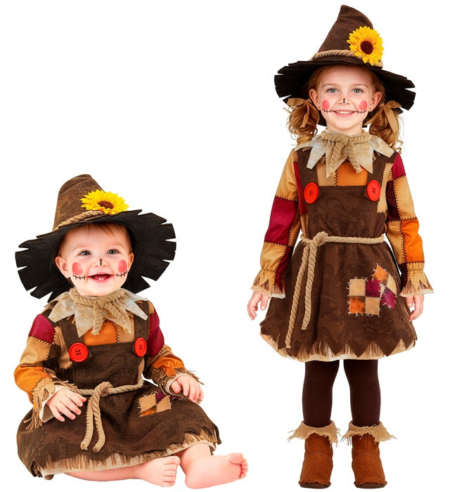 Scarecrow  Dress, Collar, Belt, Hat 