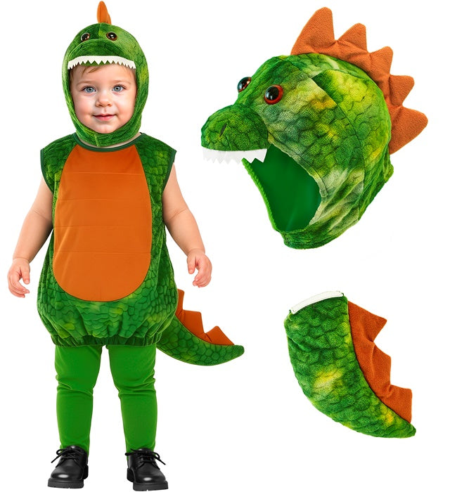 Dinosaur  Costume, Pants, Hooded Mask 