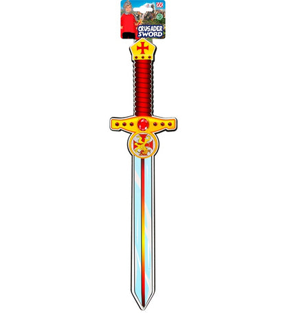 Crusader Sword In Soft Eva Foam - 52 Cm