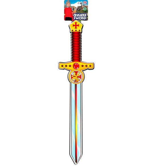 Crusader Sword In Soft Eva Foam - 52 Cm