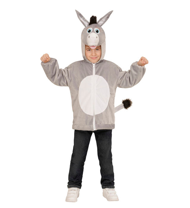 Donkey In Soft Plush  Hoodie With Mask 