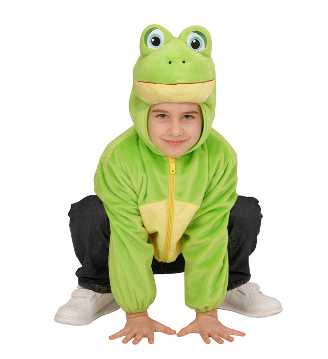 Frog In Soft Plush  Hoodie With Mask 
