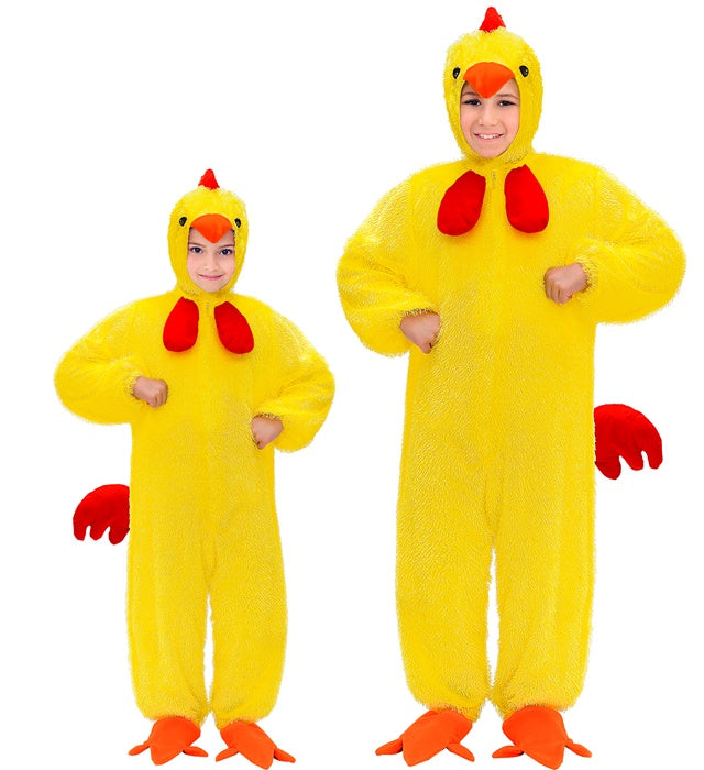 Funny Chick  Hooded Jumpsuit With Mask 