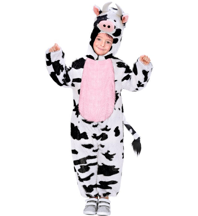 Funny Cow  Hooded Jumpsuit With Mask 