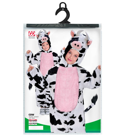 Funny Cow  Hooded Jumpsuit With Mask 