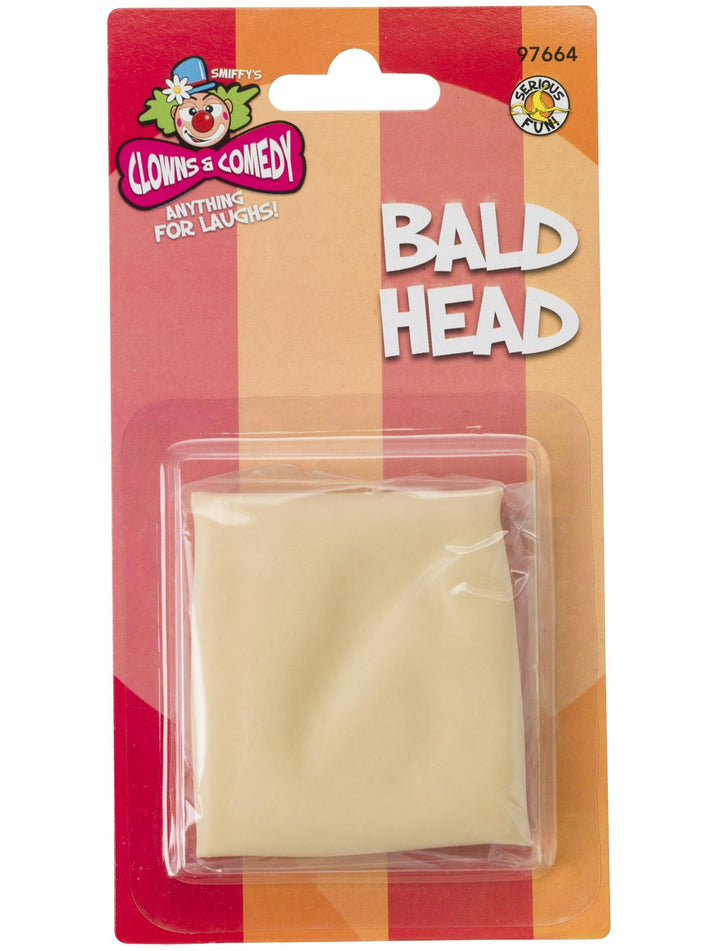 Bald Skin Head Adult Flesh Coloured Latex Costume Accessory