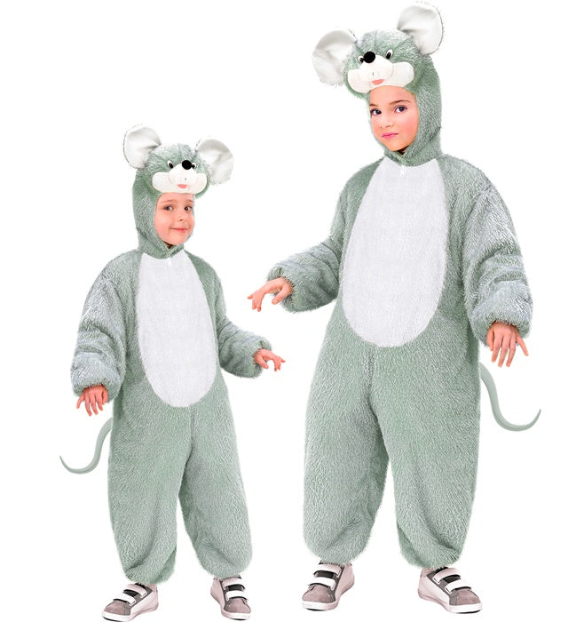 Funny Mouse  Hooded Jumpsuit With Mask 