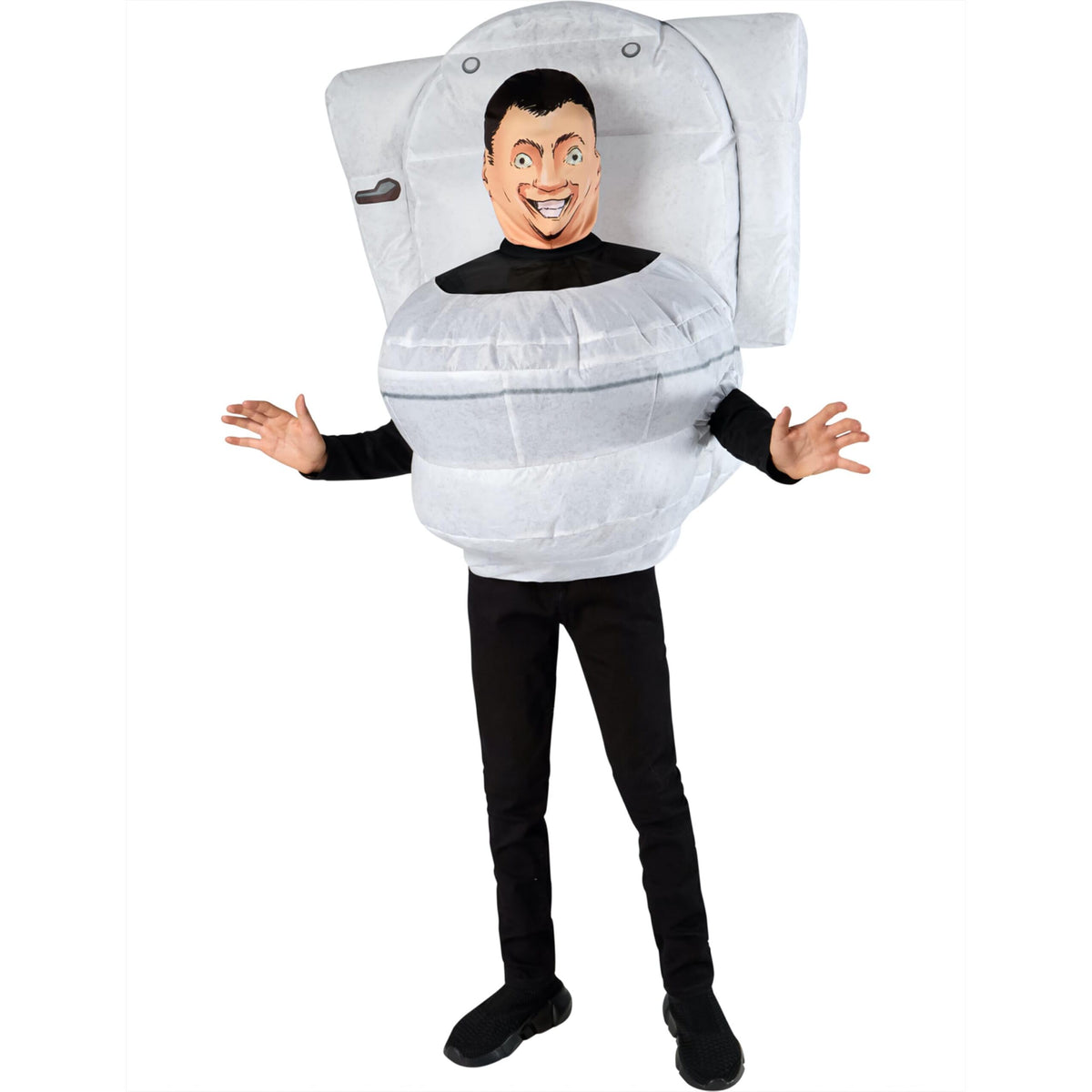 Skibidi Toilet Inflatable Costume for Kids 1