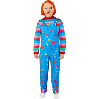 Chucky Adult Costume Childs Play 2 Jumpsuit and Mask 1