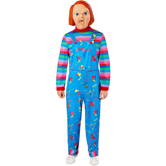 Chucky Adult Costume Childs Play 2 Jumpsuit and Mask 1