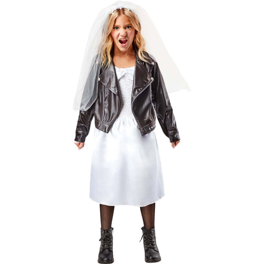 Bride of Chucky Tiffany Valentine Costume Dress for Girls 1