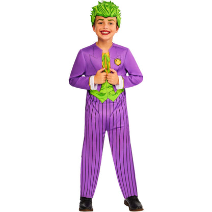 Joker Kids Costume Jumpsuit with Jacket and Headpiece 1